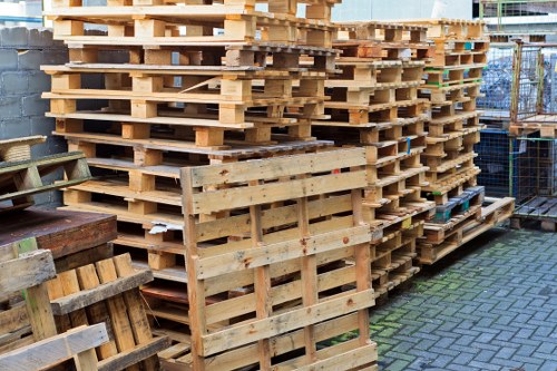 Eco-friendly waste clearance process in action
